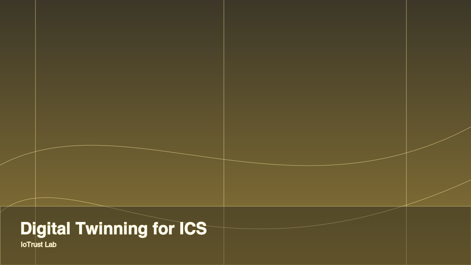 Digital Twinning for Industrial Control Systems